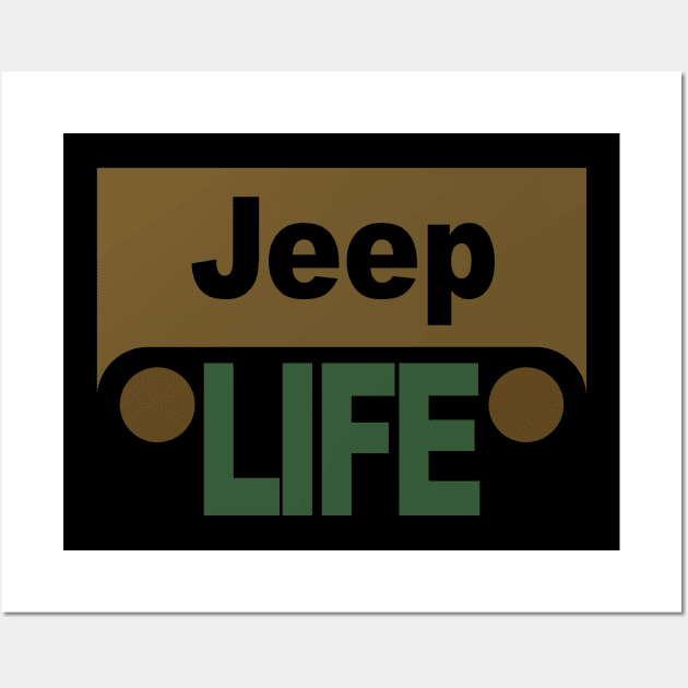 jeep life Wall Art by CARLOTTA_SBD